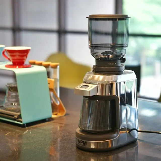 

New Welhome Pro Zd-17W conical burr coffee grinder with scale/conical burr cafe grinder/professional coffee grinder