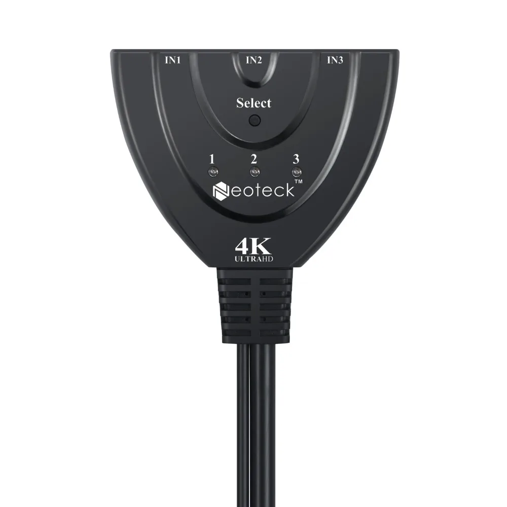 ESYNiC 3 в 1, 4 K 3D 1.4b HDMI преключатель+ USB Мощность кабель Поддержка, поддержка нескольких Вход источников для dvd-бокс PS3 PS4 3 Порты и разъёмы коммутатор