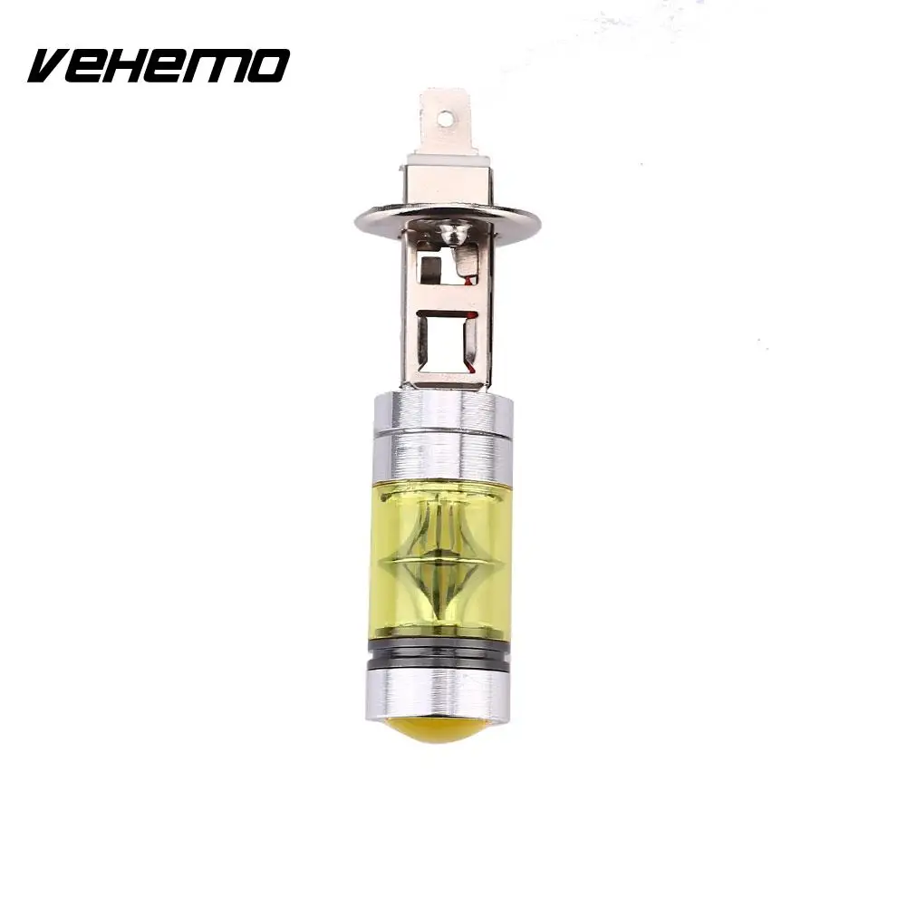 Vehemo 1 пара H1 100 Вт автомобильный Стайлинг проектор противотуманная фара LED 4300K