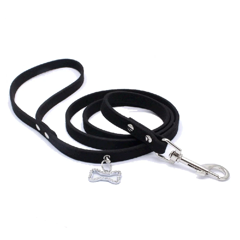 120 см замшевый кожаный поводок для собак мягкие поводки щенков и кошек с