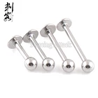 Хирургическое стальное кольцо для пирсинга губ 316L, украшения для тела