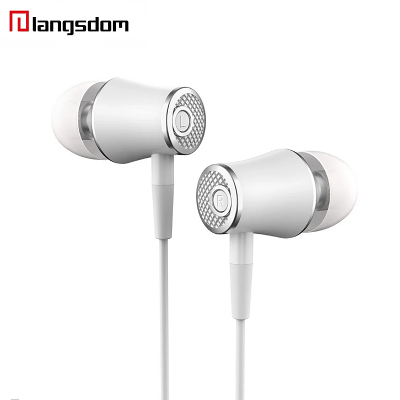 Запатентованные Внутриканальные наушники Langsdom R21 высокое качество In ear 3 5 mmJack