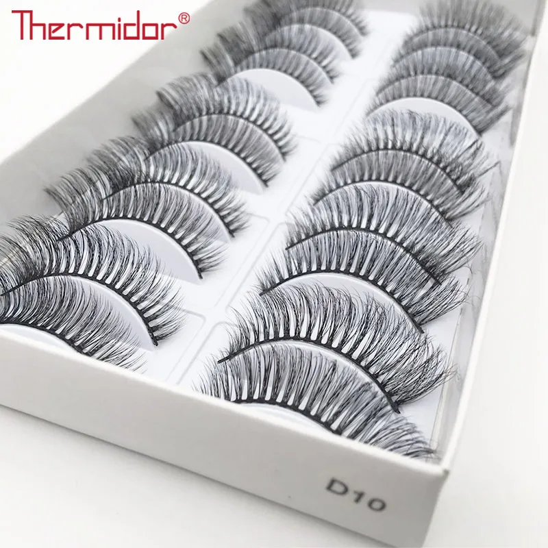 3D накладные ресницы Thermidor натуральные короткие корейские ручной работы супер