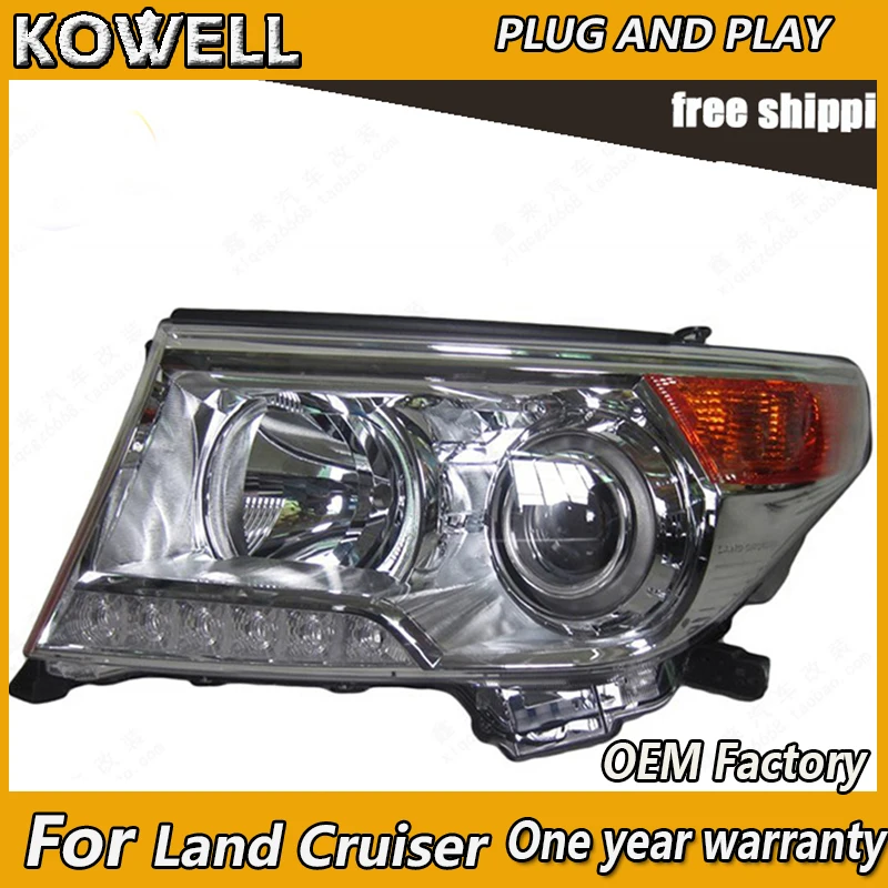 Автомобильный Стайлинг KOWELL для Toyota Land Cruiser светодиодные лампы Koplampen FJ200 LC260 DRL