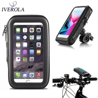univerola bike motorcycle phone holder with waterproof case bag bicycle handlebar mount mount phone stand for iphone samsung gps