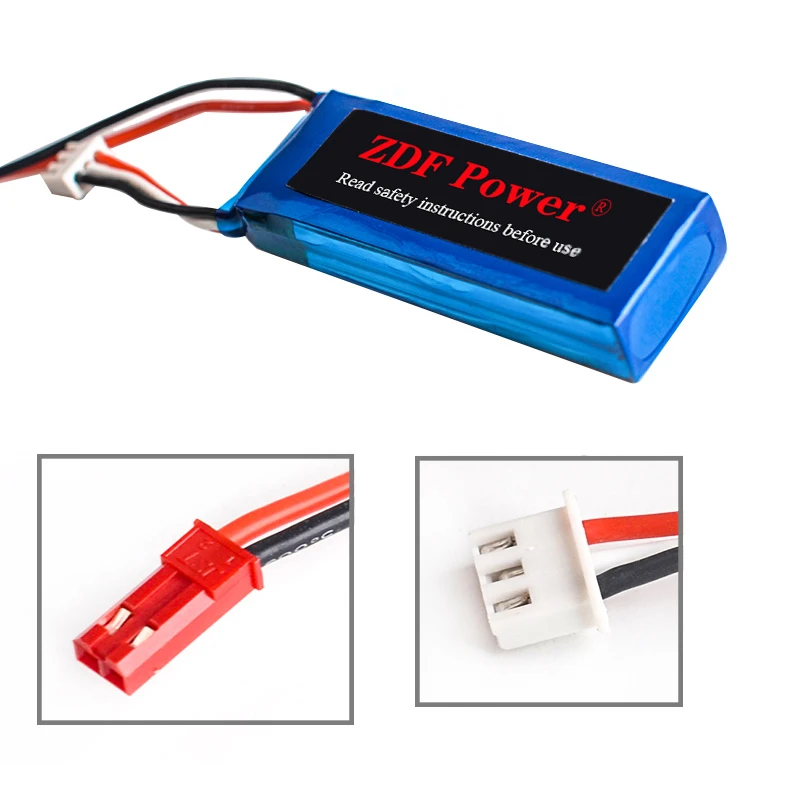 ZDF Hubsan RC Lipo батарея 2S 7 4 V 900mah 30C max 60C JST вилка Bateria для FPV2 H901A H507 вертолетов моделей|lipo