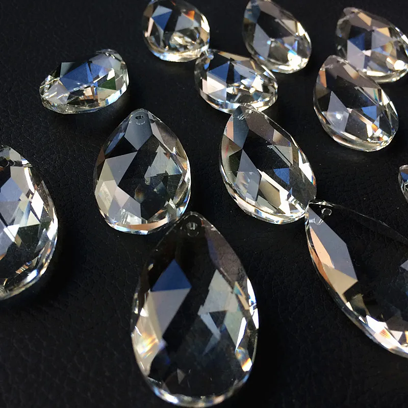 Хрустальная стеклянная люстра высокое качество 10 шт./лот 38 х21 мм прозрачные с