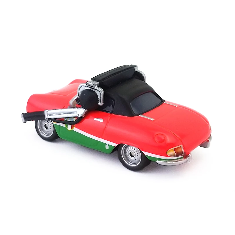 Disney Pixar Автомобили Francesco's Crew главный Guiseppe Motorsosi 1:55 литья под давлением Металл