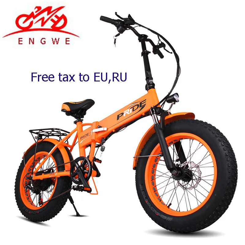 Электрический велосипед 20 &quot4 0 Fat Tire Алюминиевый складываемый 48V12A литиевая