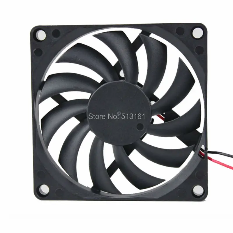 10 шт./лот Gdstime DC 8010 8 см 5 В 2 P 80x80x10 мм Осевая охлаждения радиатора 80 мм вентилятор