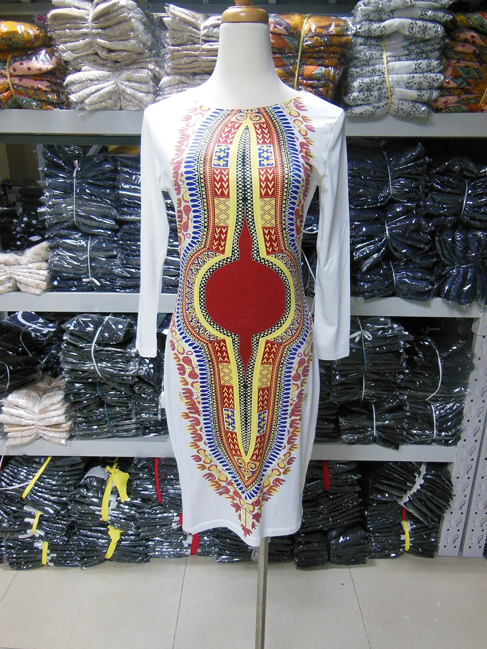 Платье 2018 осень с длинным рукавом винтажные традиционные африканские платья для