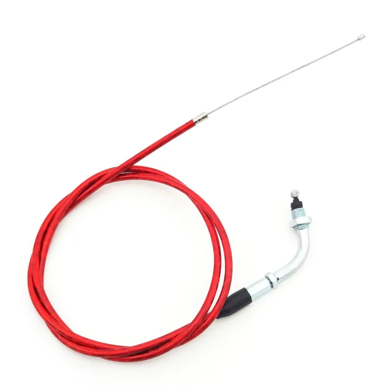 XLJOY 51 &quotГазовый трос дроссельной заслонки красный твист для 49cc 50cc 60cc 80cc
