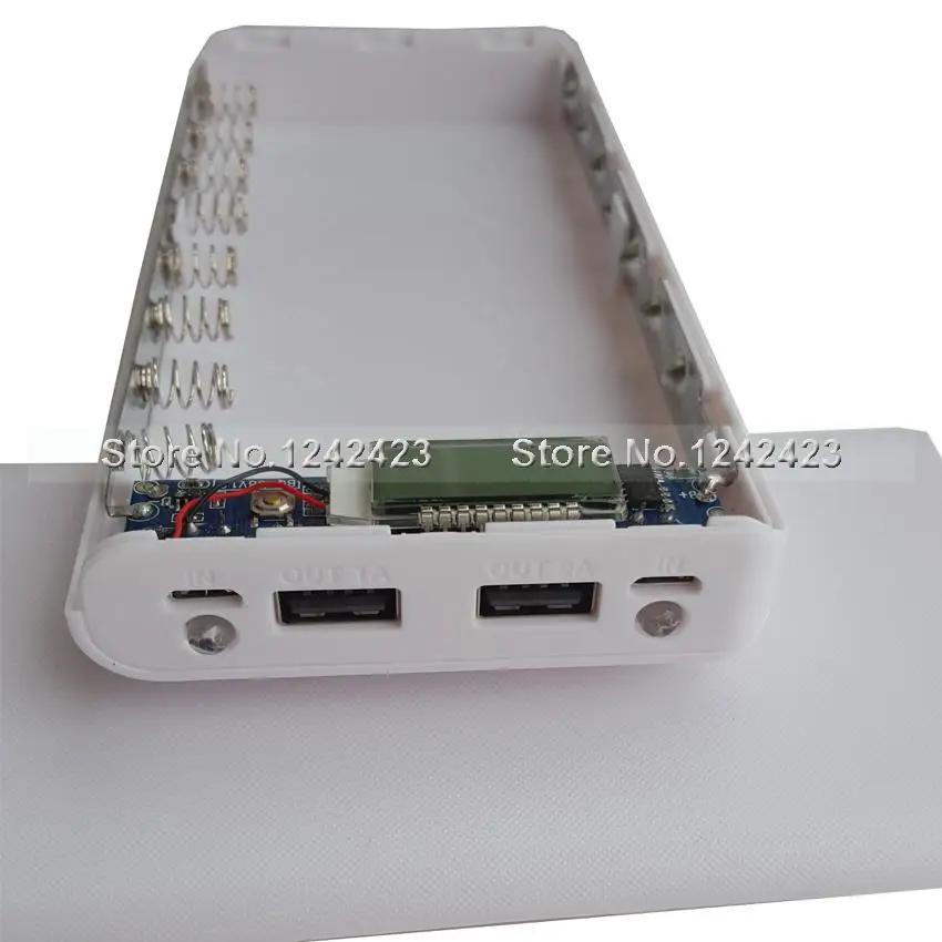 Фото 2021 Новый 18650 Батарея Зарядное устройство коробка 8X18650 DIY Мощность банка корпус 2021 Новый 18650 Батарея Зарядное устройство коробка 8X18650 DIY Мощность банка корпус