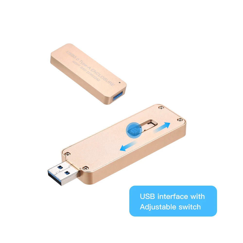 NGFF/M.2 SSD к USB 3 0 Type A портативный внешний жесткий диск HDD выдвижной корпус чехол для