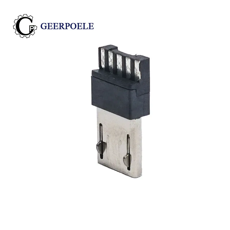 20/50/100 шт. micro USB 2 0 штекер 4p/5pin Разъемы коннектор порт Джек хвостовой разъем клемма