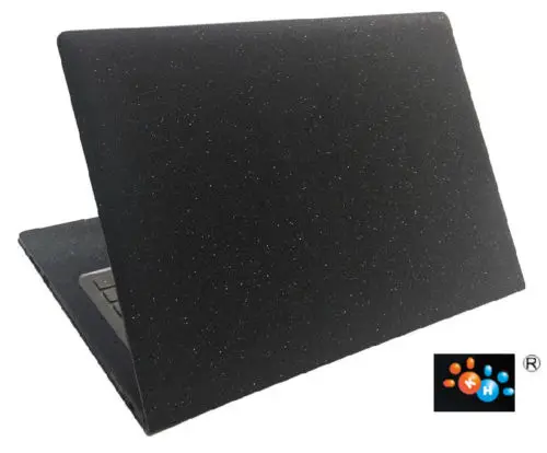 Black Glitter Наклейка для ноутбука из углеродного волокна, защитная пленка для lenovo ideapad 530S 14 530S-14 14" - Цвет: Black Glitter