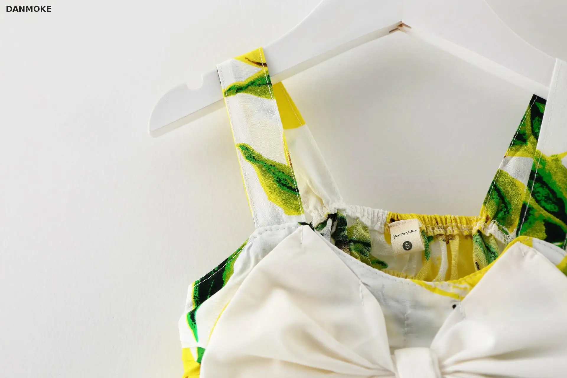 Danmoke/2017 г. Новое платье для малышей платья маленьких девочек одежда с принтом