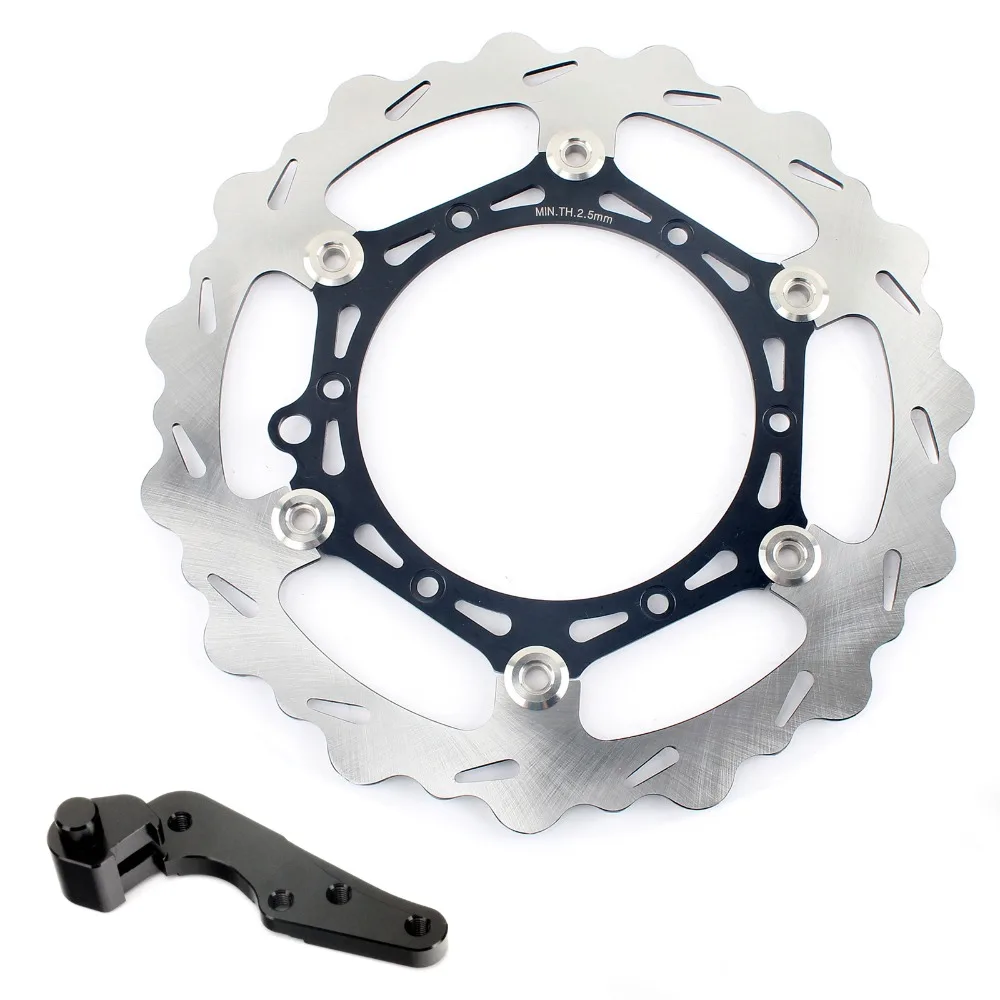 

BIKINGBOY Oversize Front Brake Disc Disk Rotor Bracket For KTM XC 250 2010-2016 XC-F 250 2010-2018 XC-W 250 300 2010 2011 2012