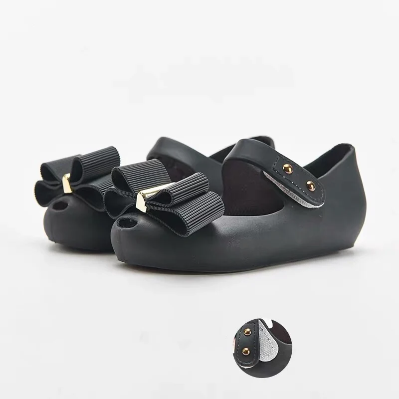 Mini Melissa/2019 г. Новые летние Пластиковые туфли для девочек и мальчиков Нескользящие