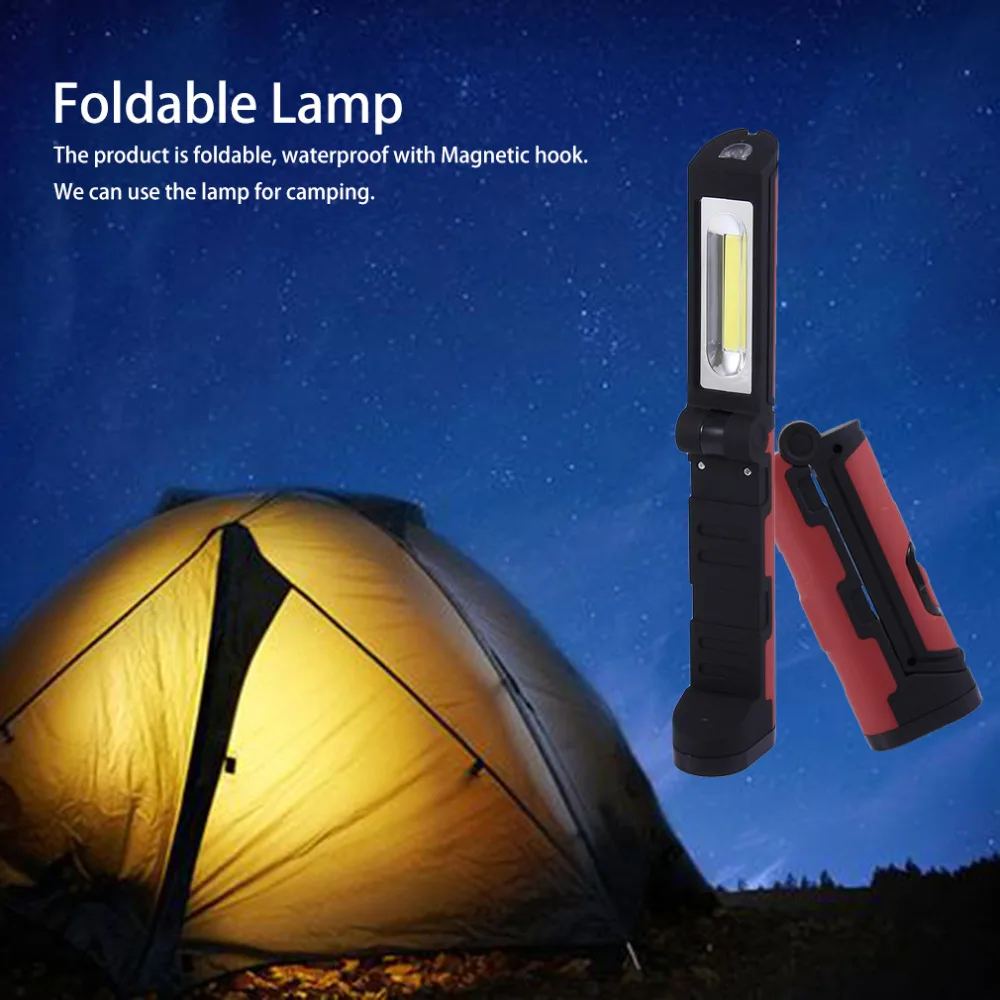 Складные светодиодные портативные фонарики лампа супер яркий фонарь фонарик