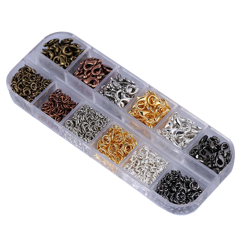 Набор для создания украшений в штучной упаковке 12 мм крючки с застежкой и 5