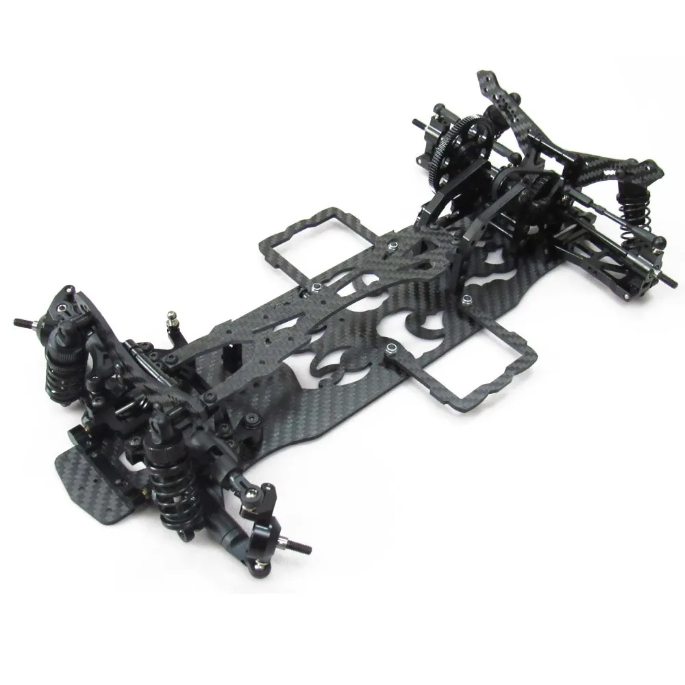 OEM 1/10 сплав и карбон SAKURA D4 RWD Дрифт гоночный автомобиль Шасси Рама кузова Комплект# KIT-D4RWD