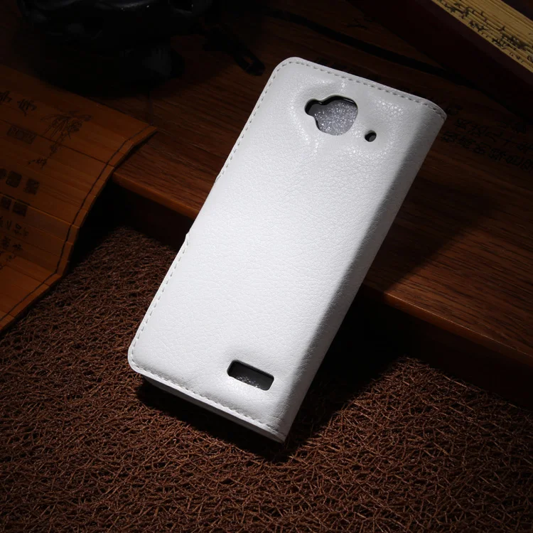 Модный кожаный чехол кошелек из зернистой ПУ кожи для Alcatel One Touch Idol Mini 6012 защитный