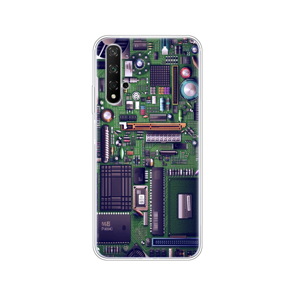 80083 Чехол для Honor 20, силиконовый чехол на заднюю панель, чехол для телефона Huawei Honor 20 Pro Lite Honor20, YAL-L21, YAL-L41, роскошный мультяшный рисунок - Цвет: 80083