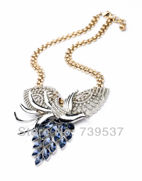 Оптовая продажа модный костюм ювелирные изделия подвеска на ожерелье Павлин|fashion