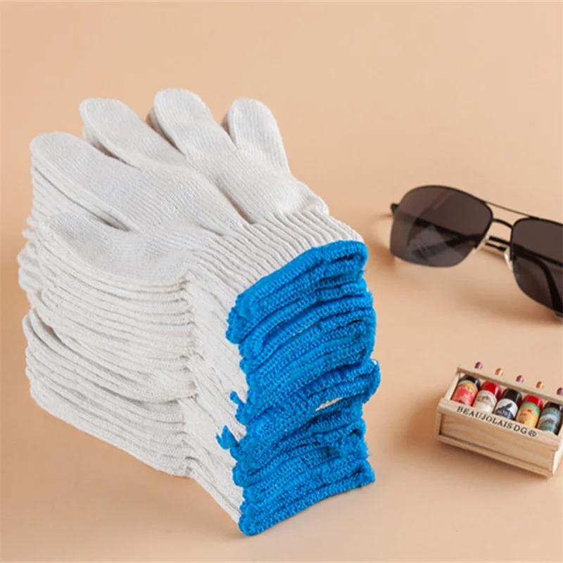 ITAX-9913 Cotton gloves labor protection work wear-resistant thickening antiskid auto repair