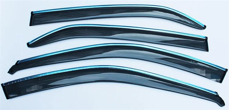 Для TOYOTA crowm Пластик окна Visor Vent Оттенки Солнце дождь дефлектор гвардии для crowm Автоаксессуары 4 шт./компл