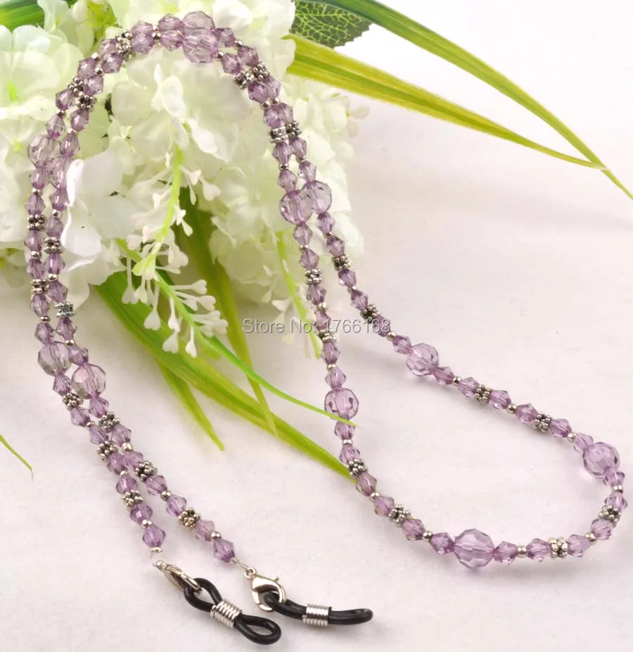 Держатель соединения для очков с фиолетовыми бусинами держатель | Аксессуары