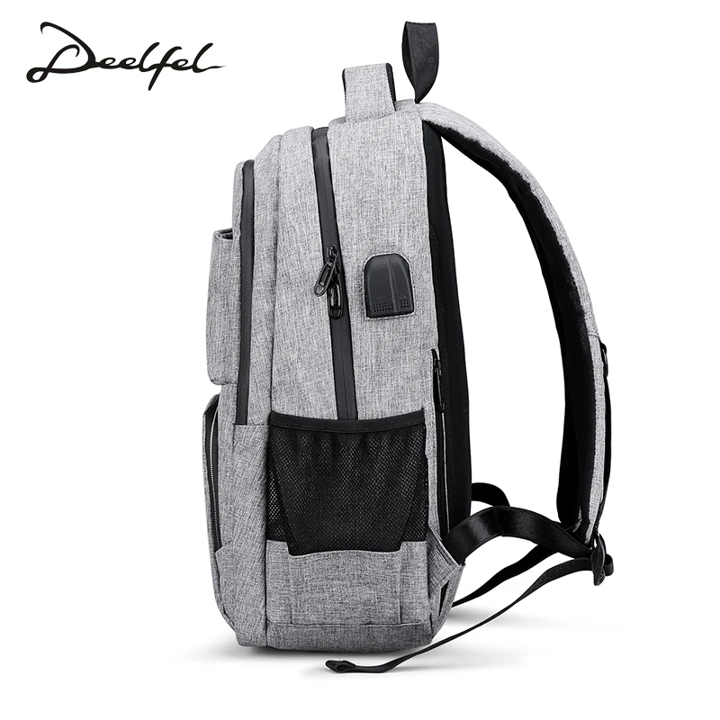 DEELFEL 15 6 дюймовый ноутбук рюкзак для Для женщин мужчин школу мешок отдыха Bagpack Анти