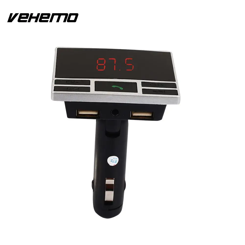 Vehemo большой Экран Дисплей 2 USB Bluetooth Car Kit MP3 стерео Автомобильный Hands-Free