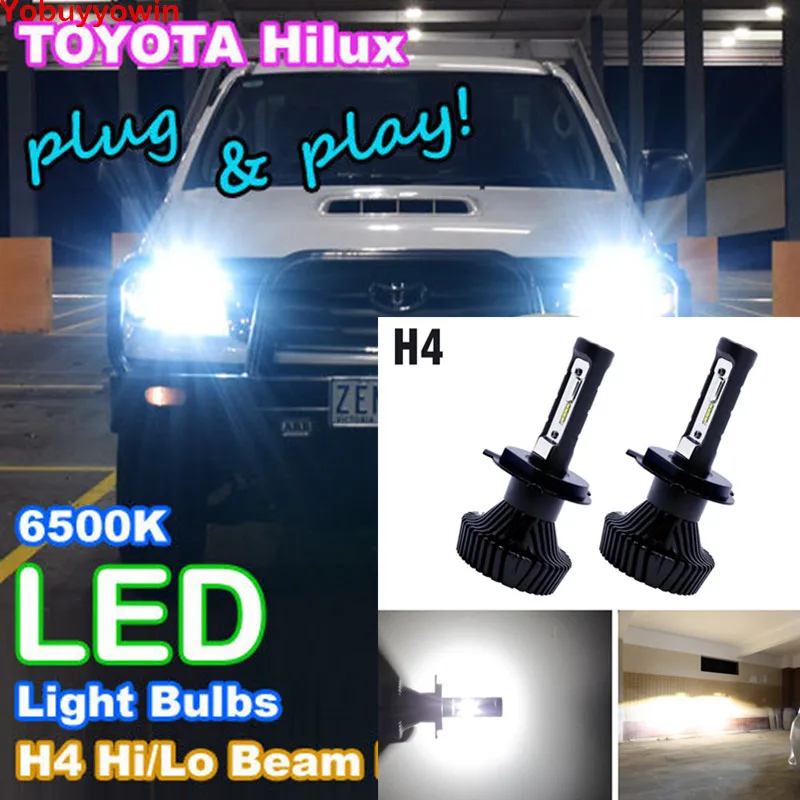 Набор высокого Мощность 160W H4/9003/HB2 Hi/короче спереди и длиннее сзади) светодиодный