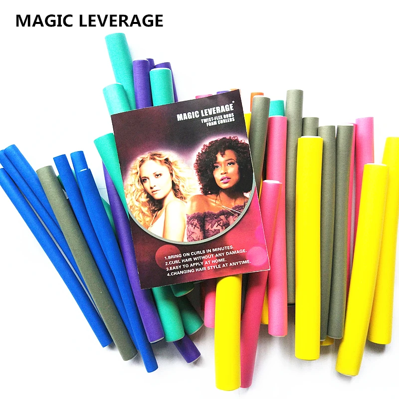 Щипцы для завивки волос MAGIC LEVERAGE 42 шт./упак. пенопластовые ролики с сумкой из