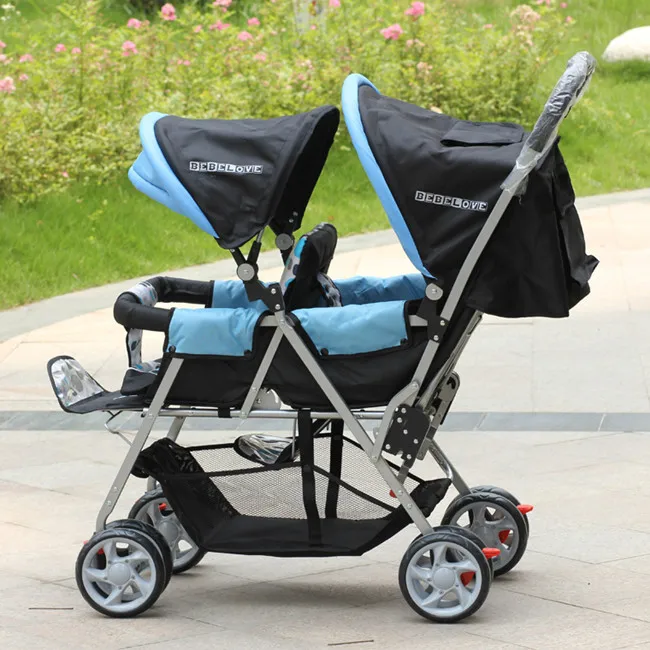 Twins Stroller For Baby Take Direction Lock Universal Wheel Rear Brake Front Suspension Many Colors No Postage |