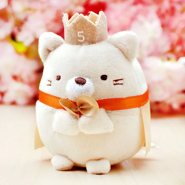 Высокое качество 2018 Kawaii Sumikko углу Сан-X с короной ручной биологическая животных