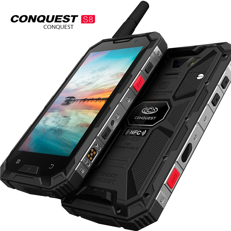 Шам S8 прочный телефон 2018 Edition 4G gps NFC сканер отпечатков пальцев ИК android 6 0