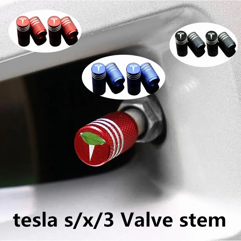 4 шт шины для легковых автомобилей Кепки Tesla модель 3 S X Y углеродного волокна