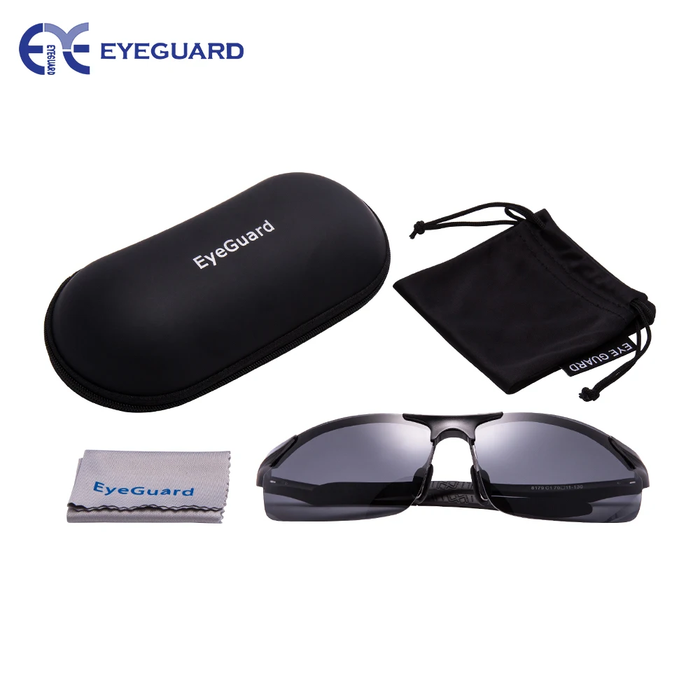 EYEGUARD поляризационные Спортивные очки для вождения Для мужчин алюминиево