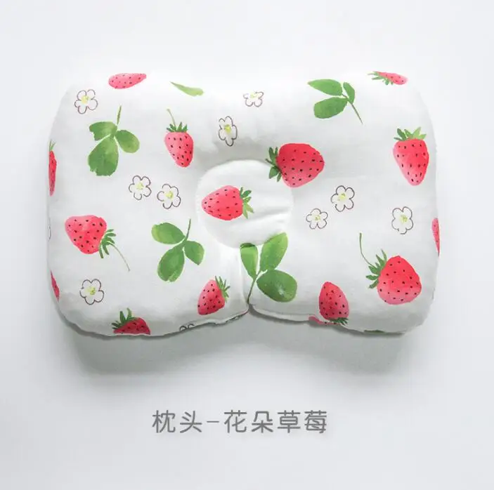 strawberry Подушка для младенца, подушка для защиты головы, детское постельное белье, Младенческая подушка для кормления малыша, позиционер для сна против скатывания - Цвет: strawberry