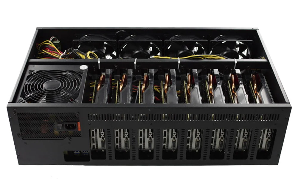 Кольцо 8 шт. буровой станок сапфир RX580 ГБ Графика карта 256 бит 4 К хэш rate29 31Mh/s 2 HDMI + DVI