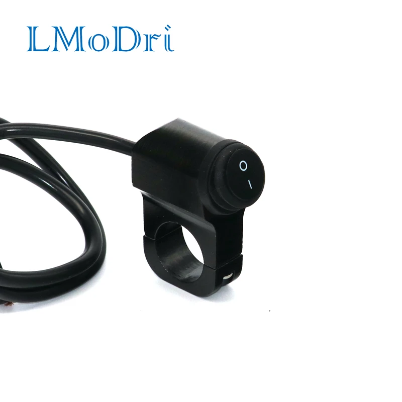 

LMoDri Wholesales 5 Pieces 12v Motorcycle CNC Aluminium Alloy Switches 7/8" 22mm Handlebar Headlight Switch Waterproof 2 Choice