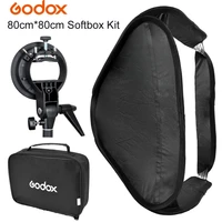 godox s type bowens mount bracket 80 x 80cm 32 fold portable photo studio softbox diffuser bag kit for flash speedlite dish