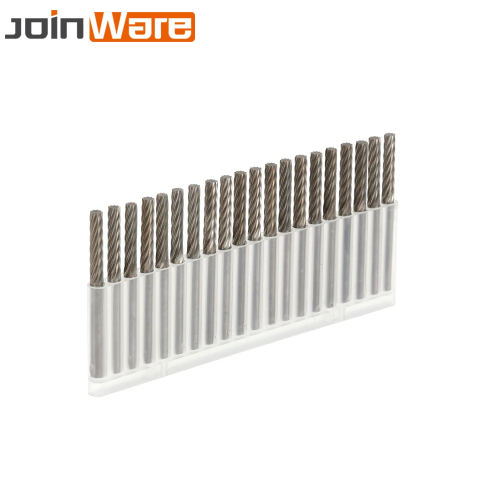 20Pcs 3MM Head Tungsten Steel Carbide Round Ball Shape Cutter Rotary Burr Set Single Line 1/8&quot Shank Tool High Quality | Инструменты