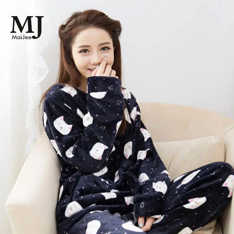 

XXL Big Size Flannel Winter Women Pajama Sets Pink Pajamas Pyjama Women Pijama Mujer Plus Size Pijamas Entero Pyjamas Feminino