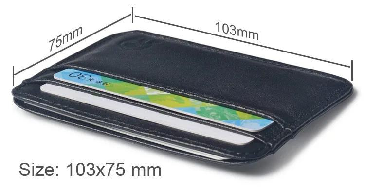 

Men Wallet Business Card Holder bank Card holder Leather sheepskin Package Bus Card Holder Slim Leather Multi-card-bit Pack Bags