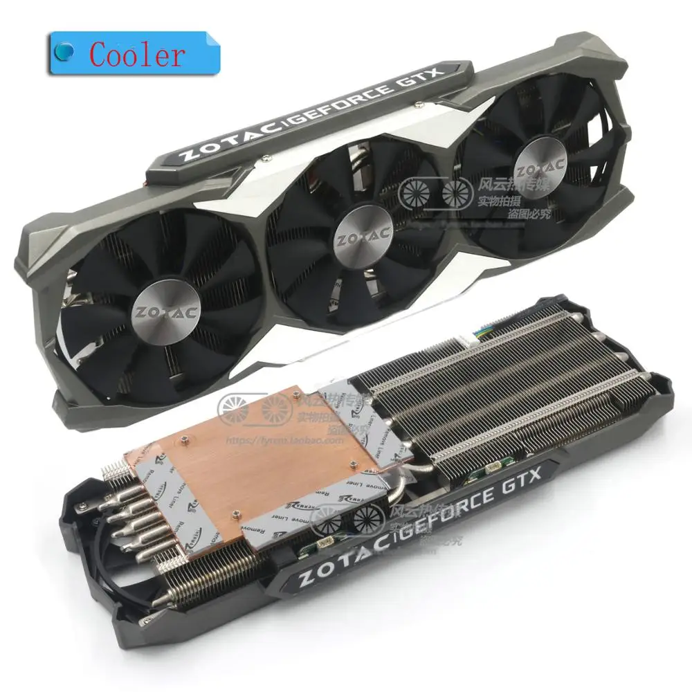Новинка оригинальный видеоохладитель для ZOTAC GTX1080ti-11GD5X TYLOO GTX1070ti | Компьютеры и