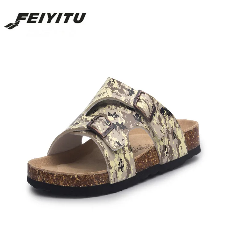 Новинка летние женские пляжные шлепанцы FeiYiTu размера плюс 36-45 повседневные
